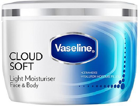 Vaseline Cloud Soft Light Moisturiser Face & Body 50ml